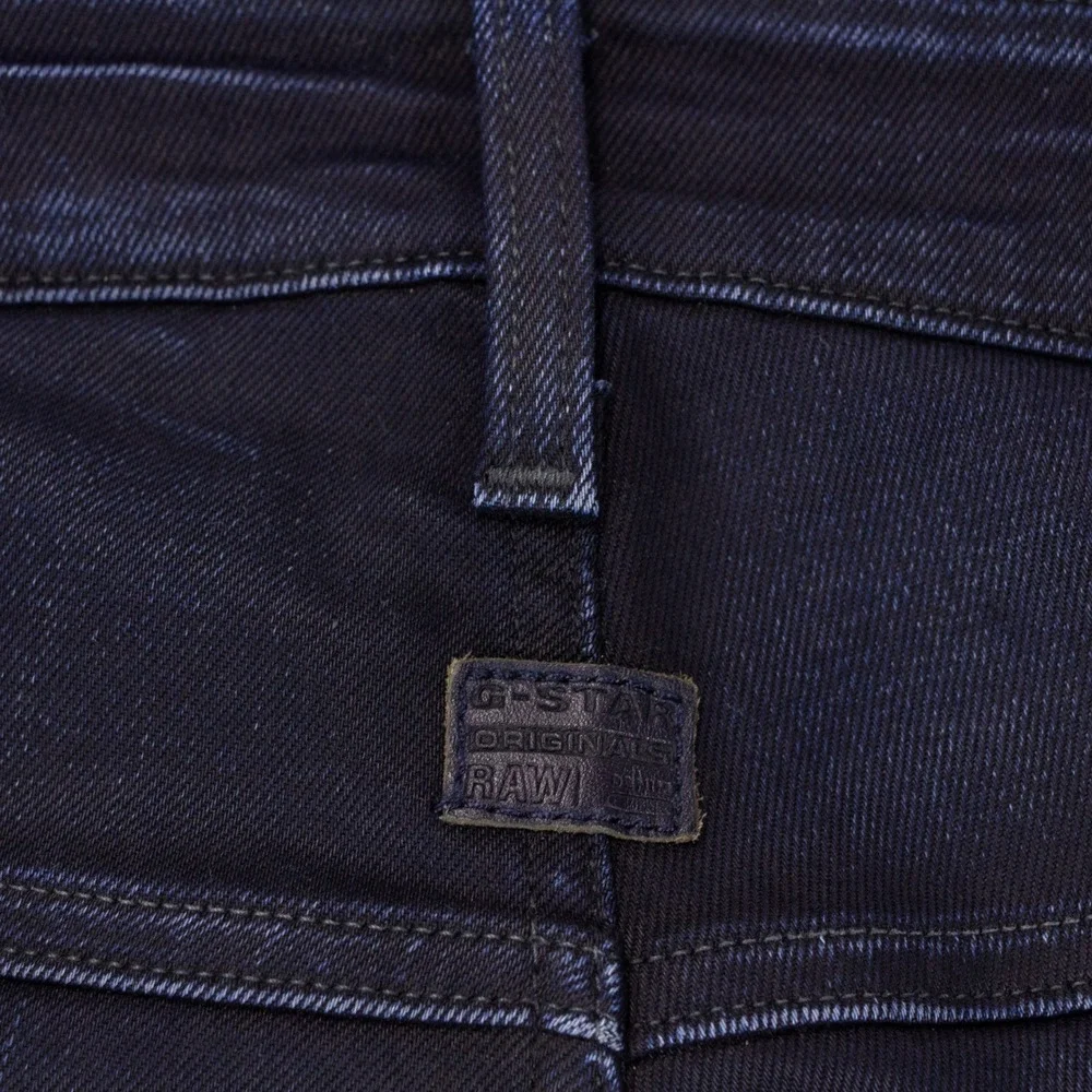 G-Star Raw 5620 3D Zip Knee Skinny Jeans Mens 31x32 Dark Indigo Moto Biker